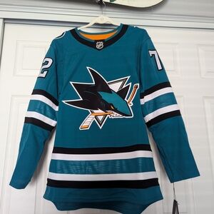San Jose Sharks Fanatics Home Jersey Teal - William Eklund